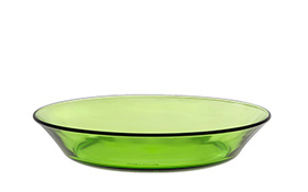 LYS SOUP PLATE GREEN