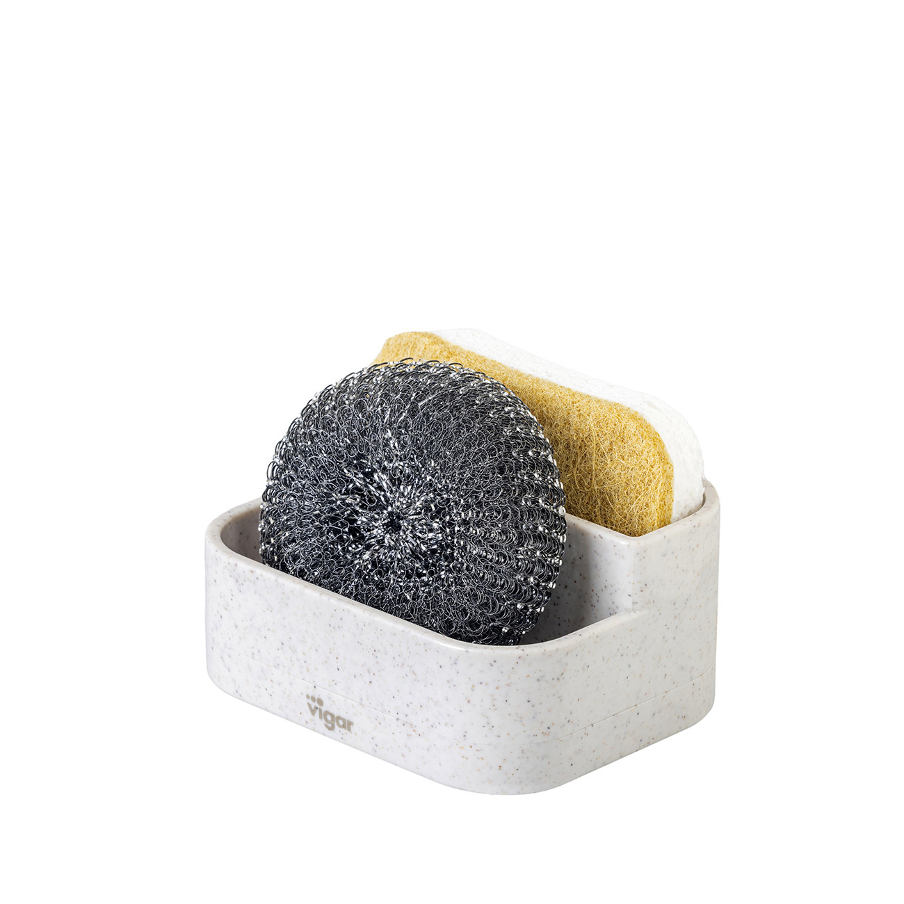 ダブルスポンジホルダー、テラゾ